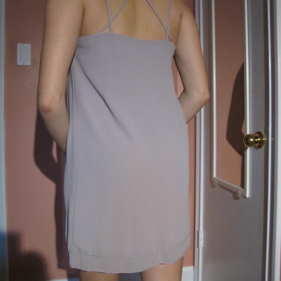LILAC PURPLE SLIP DRESS - Picture 2 of 4